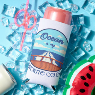 Ocean Is My Favorite Color - Can Cooler