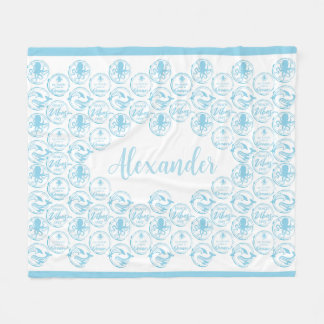 Ocean is my favourite fleece blanket