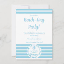 Ocean is my favourite Invitation