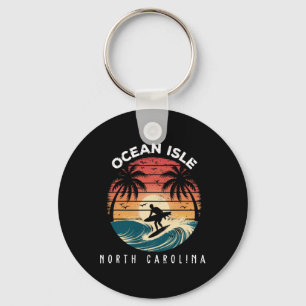 Ocean Isle Beach North Carolina Surfboard Waves Be Key Ring