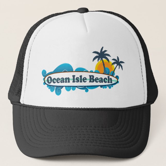 Ocean Isle Beach. Trucker Hat (Front)