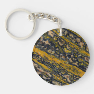 Ocean Jasper Key Ring