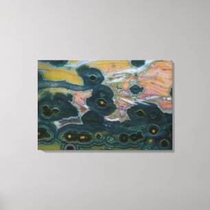 Ocean Jasper Slab Canvas Print