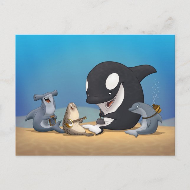 Ocean Jug Band Postcard (Front)