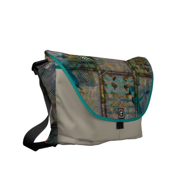 Ocean Jungle Courier Bag (Front Left)