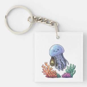 Ocean Lantern Jellyfish Key Ring