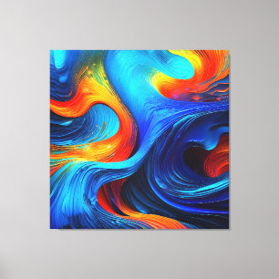Ocean Lava "Astralsurge" Canvas Print