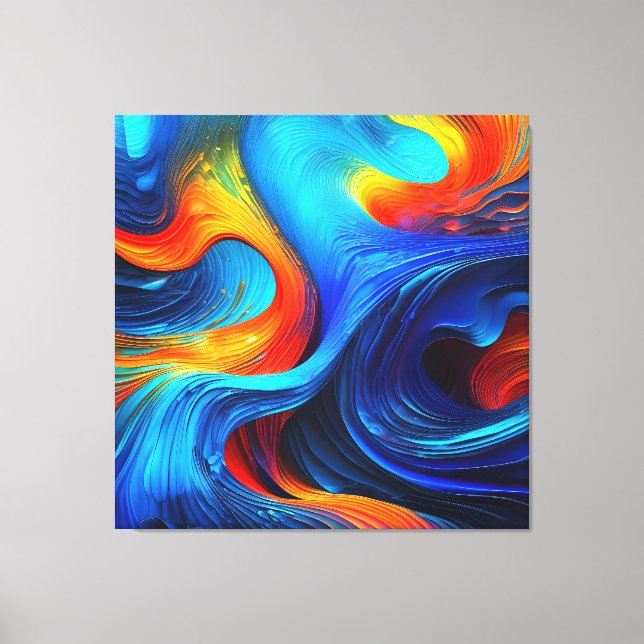 Ocean Lava "Astralsurge" Canvas Print (Front)