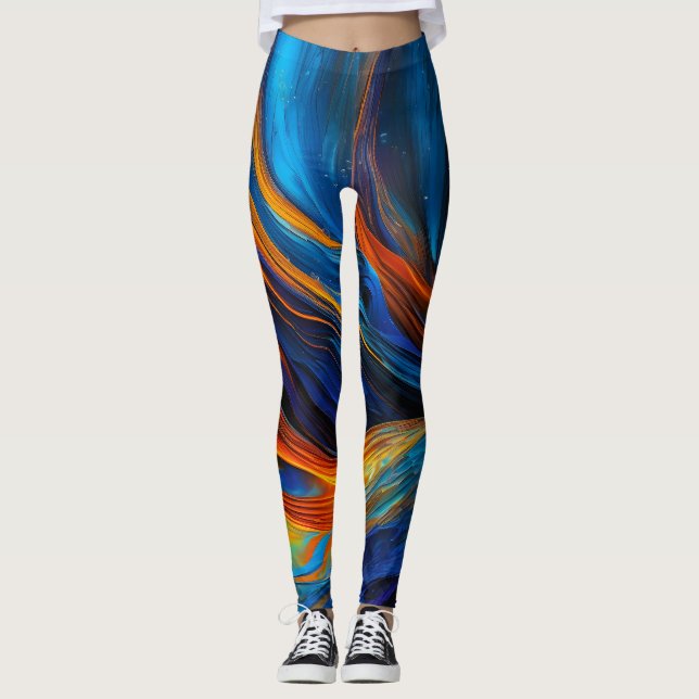 Ocean Lava "Astralswirl" Leggings (Front)