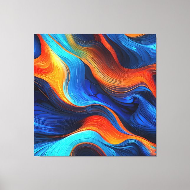Ocean Lava "Oceanforge" Canvas Print (Front)