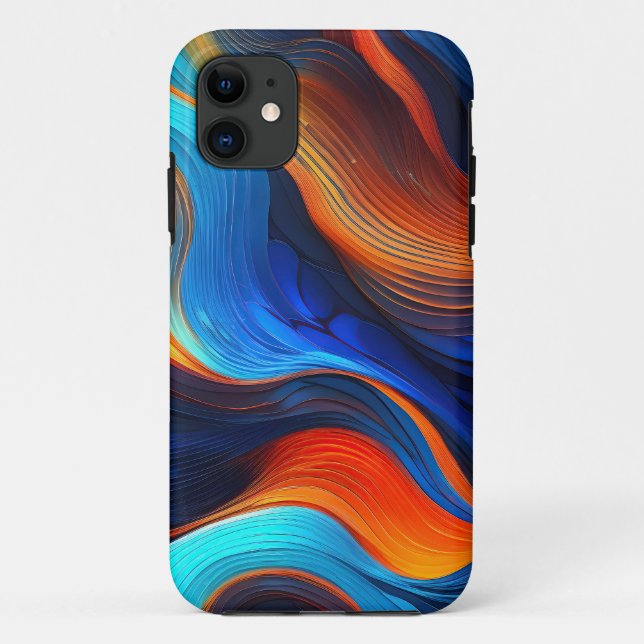 Ocean Lava "Oceanforge" Case-Mate iPhone Case (Back)