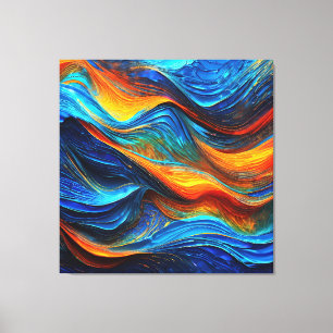 Ocean Lava "Pyroquatic" Canvas Print