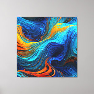Ocean Lava "Tempestial"  Canvas Print