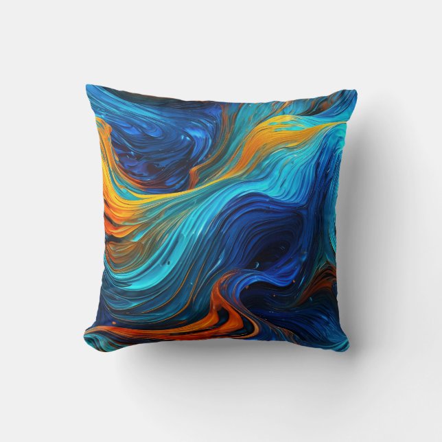 Ocean Lava "Tempestial"  Cushion (Front)