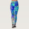 Ocean leggings, turtle leggings, fish leggings,