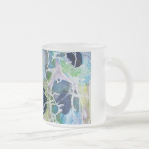 Ocean life blue green mug