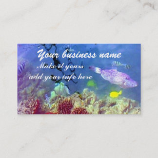 Ocean life Business Card