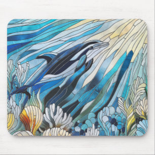 Ocean Life - Digital Art Mosaic Mouse Mat