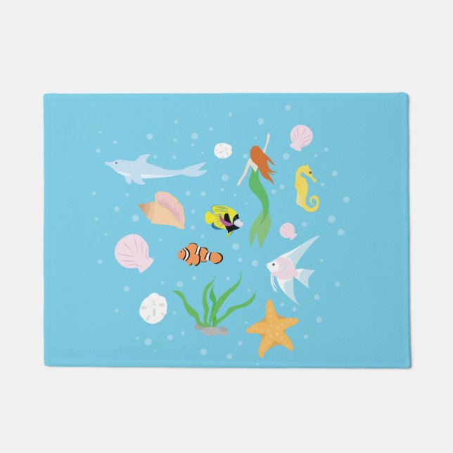 Ocean Life Doormat (Front)