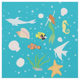 Ocean Life Fabric