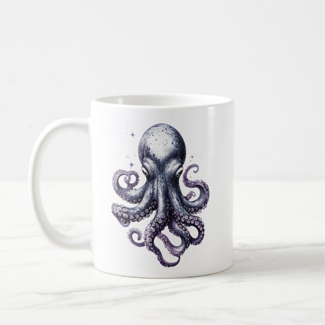 Ocean Life Octopus Mug (Left)