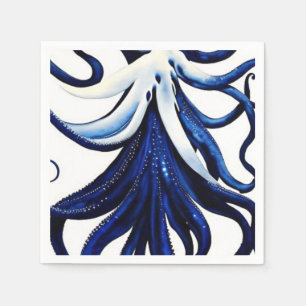 Ocean life octopus napkin