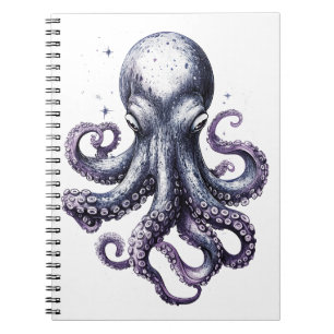 Ocean Life Octopus Notebook