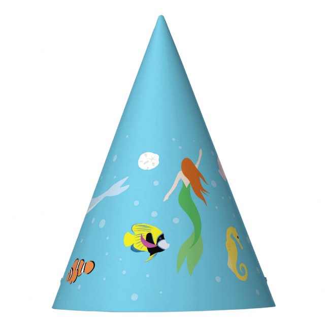 Ocean Life Party Hat (Front)