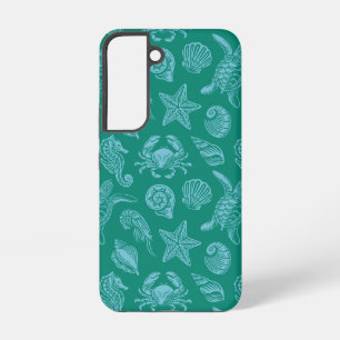 Ocean Life Pattern - Sea Aesthetic  Samsung Galaxy Case