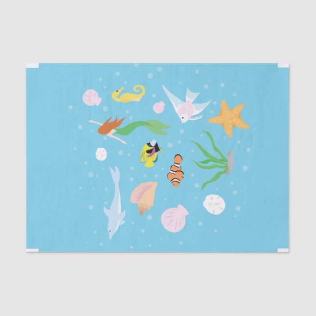Ocean Life Tissue Paper (Front)