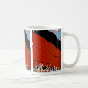 Ocean Liner Bon Voyage Coffee Mug