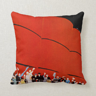 Ocean Liner Bon Voyage Cushion