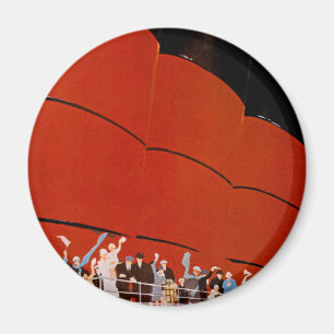 Ocean Liner Bon Voyage Magnet