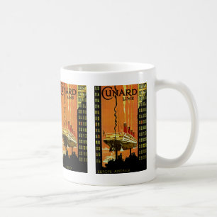 Ocean Liner Departure Coffee Mug