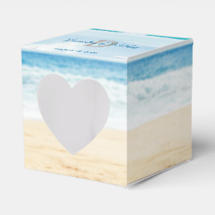 Ocean Love Beach Wedding  Favour Box