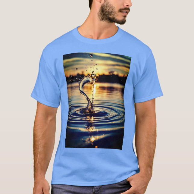 Ocean Love Connection - Half Heart Imagination . T-Shirt (Front)
