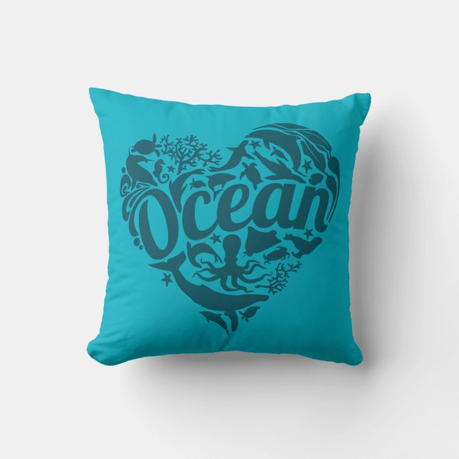 Ocean Love Cushion (Front)