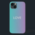Ocean Love ipod & All Blend Barely There Cases<br><div class="desc">Use "Love" or customise this Barely There Case with your name or delete the text for the blend design.  *Change the position or the size of your text with this design*</div>