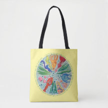 Ocean Lover's Mandala Tote