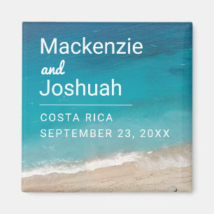 Ocean Magnet Beach Wedding Favor or Keepsake