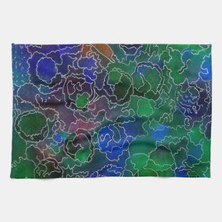 Ocean Maze Tea Towel