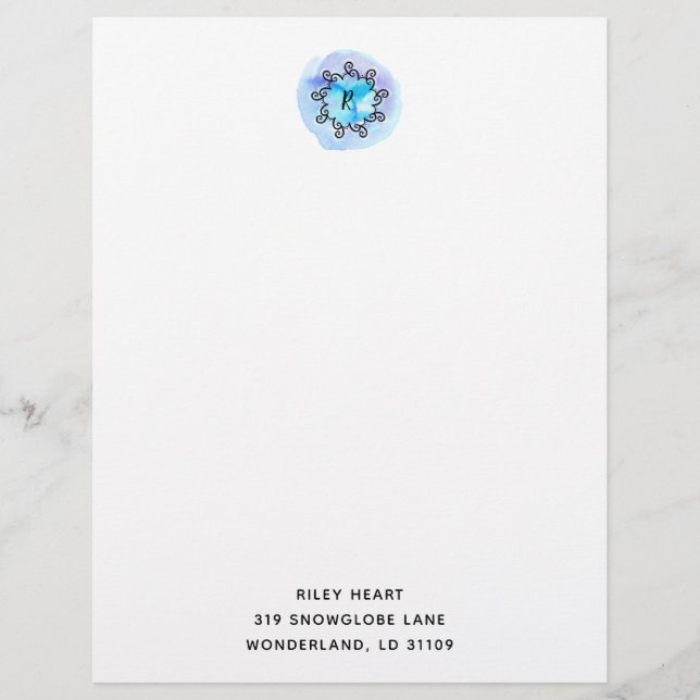 Ocean Medallion Customised Letterhead (Front)