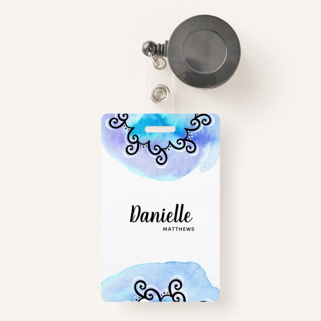 Ocean Medallion ID Badge (Front with Retractable)