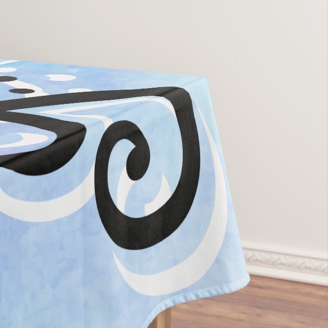 Ocean Medallion Tablecloth (In Situ)