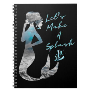Ocean Mermaid Let's Make A Splash Notebook