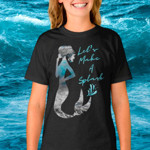 Ocean Mermaid Let's Make A Splash T-Shirt