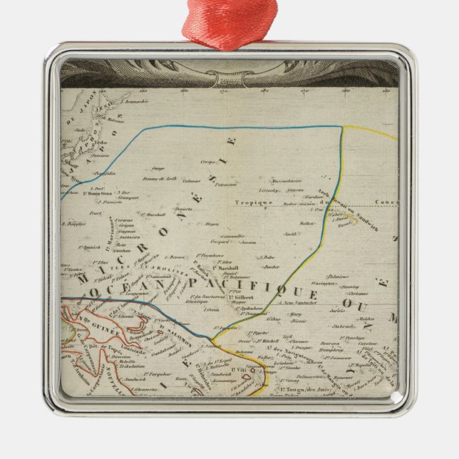 Ocean Metal Tree Decoration (Front)