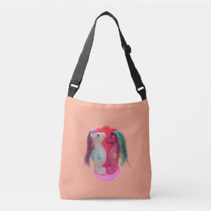 Ocean Mist and Sea Rose the Sea Glimmers Crossbody Bag