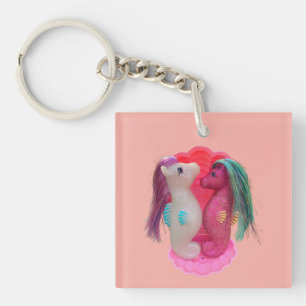 Ocean Mist and Sea Rose the Sea Glimmers Key Ring