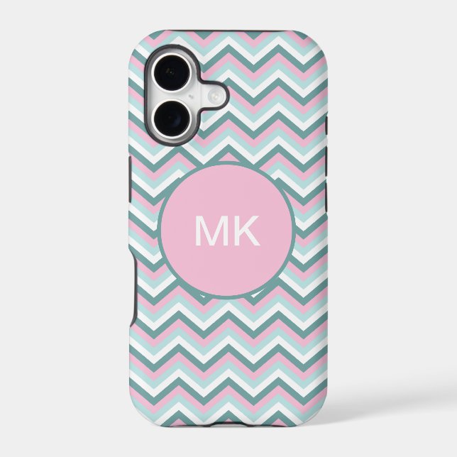 Ocean Mist Chevron Pattern (Back)